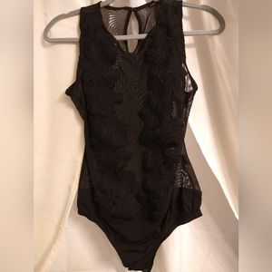 black sheer body suit (NWOT)